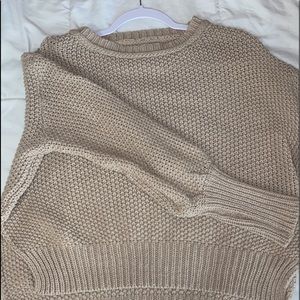 Tan sweater